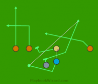 6 on 6 flag football play