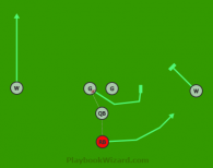 Base 92T is a 6 on 6 flag football play